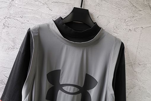 バレンシアガ Balenciaga に重ねできる3Dカットのフェイクスリーピースベスト長袖シャツ