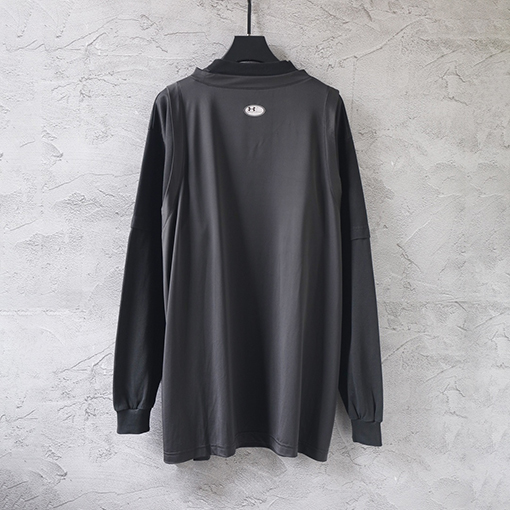 バレンシアガ Balenciaga に重ねできる3Dカットのフェイクスリーピースベスト長袖シャツ