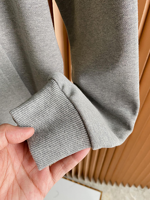 バーバリースーパーコピー チェック柄コットンブレンドジップアップパーカー