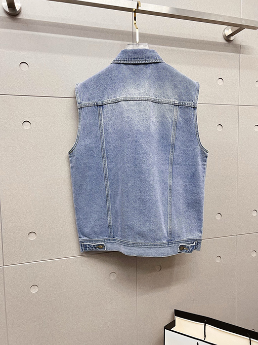 バレンシアガ BALENCIAGA メンズ高級デニムベストジャケット