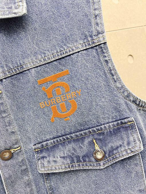 バーバリーコピー Burberry 高級デニムベストジャケット