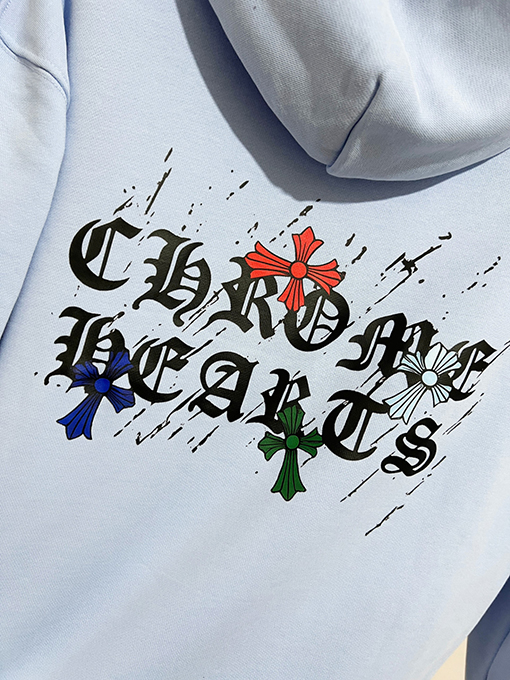 クロムハーツ 新しいワイドレッグフード付きスウェットシャツ