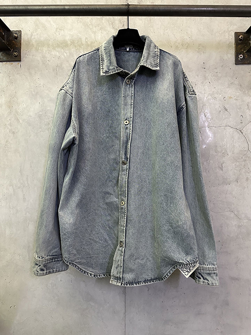 ロエベ レーザー刻印ロゴデニムジャケット