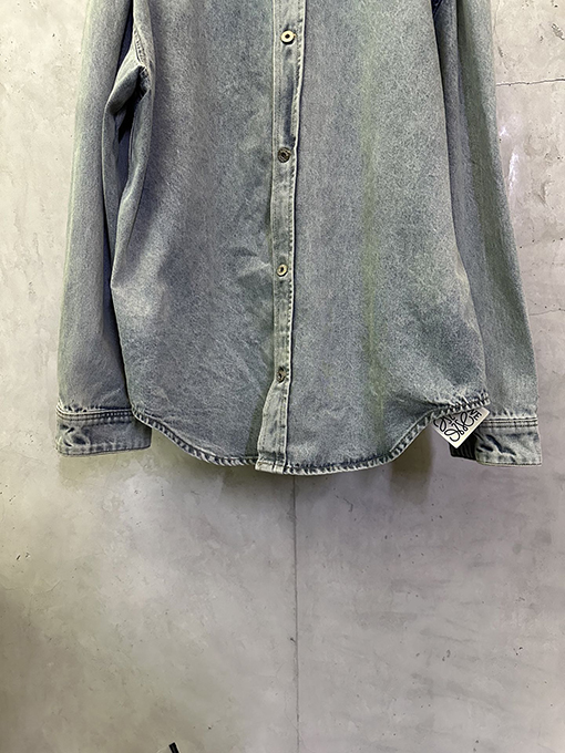 ロエベ レーザー刻印ロゴデニムジャケット