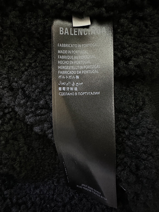 バレンシアガ Balenciaga Skiwear スキーシリーズ 3M 反射ラムウール ウォームジャケット