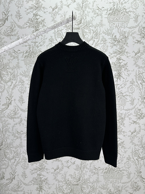 ルイヴィトン 新しい装飾ディテールニットクルーネックセーター