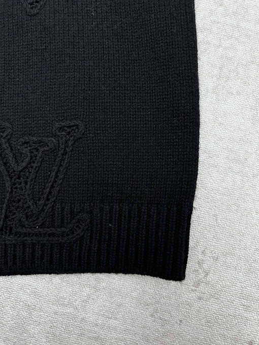 ルイヴィトン 新しい装飾ディテールニットクルーネックセーター