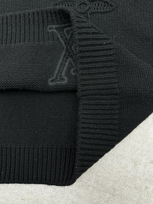 ルイヴィトン 新しい装飾ディテールニットクルーネックセーター