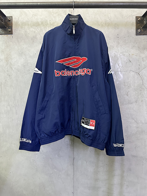 バレンシアガ BALENCIAGA Football シリーズ 3M 刺繍ナイロン カジュアル ウィンドブレーカー ジャケット