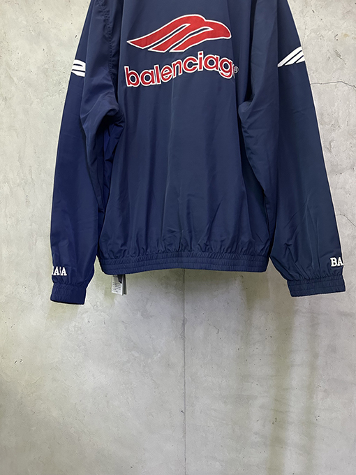 バレンシアガ BALENCIAGA Football シリーズ 3M 刺繍ナイロン カジュアル ウィンドブレーカー ジャケット