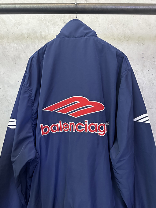バレンシアガ BALENCIAGA Football シリーズ 3M 刺繍ナイロン カジュアル ウィンドブレーカー ジャケット