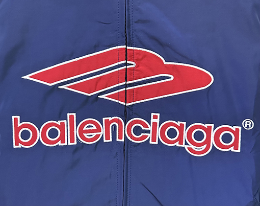 バレンシアガ BALENCIAGA Football シリーズ 3M 刺繍ナイロン カジュアル ウィンドブレーカー ジャケット