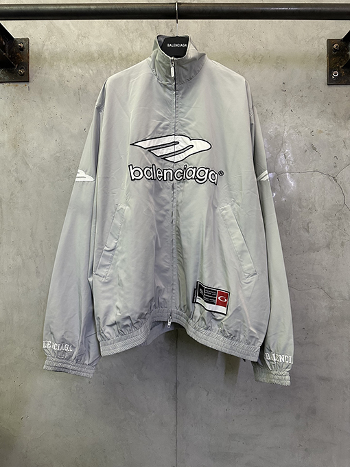 バレンシアガ BALENCIAGA Football シリーズ 3M 刺繍ナイロン カジュアル ウィンドブレーカー ジャケット