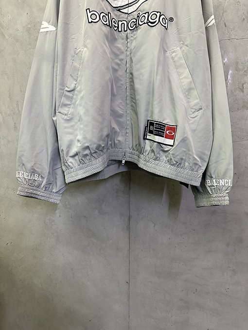 バレンシアガ BALENCIAGA Football シリーズ 3M 刺繍ナイロン カジュアル ウィンドブレーカー ジャケット