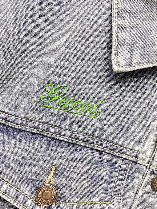 グッチ メンズデニムベストジャケット