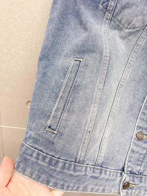 グッチ メンズデニムベストジャケット