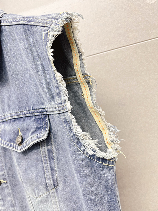 グッチ メンズデニムベストジャケット