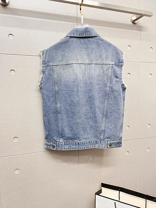 グッチ メンズデニムベストジャケット