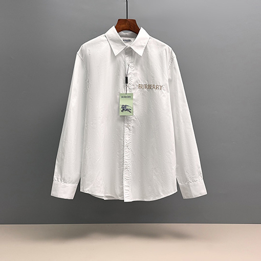 バーバリー BUBBERRY 新モデル刺繍入り長袖シャツ