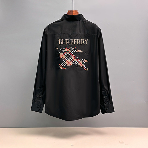 バーバリー BUBBERRY 新モデル刺繍入り長袖シャツ