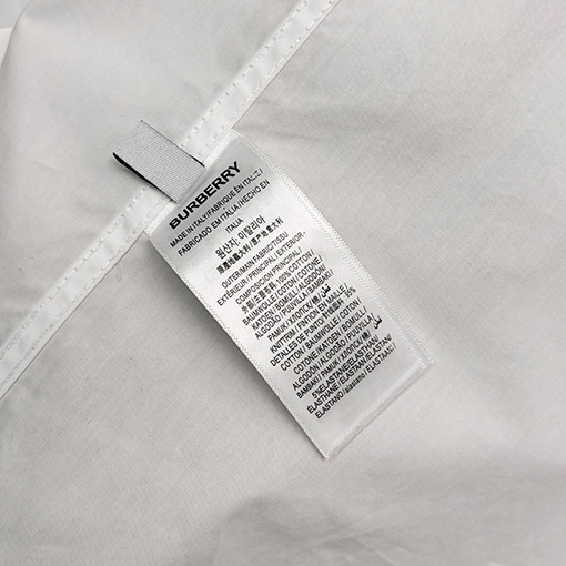 バーバリー BUBBERRY 新モデル刺繍入り長袖シャツ