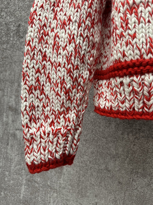 シャネル レトロスタイルの々しいストライプカラーブロックニットカーディガン