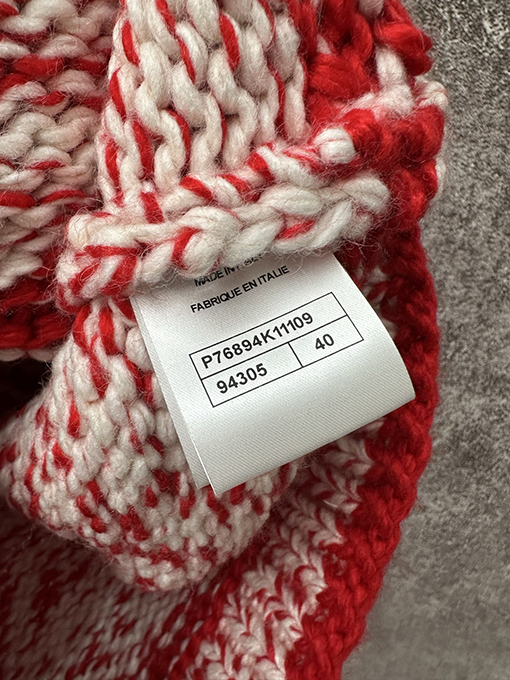 シャネル レトロスタイルの々しいストライプカラーブロックニットカーディガン