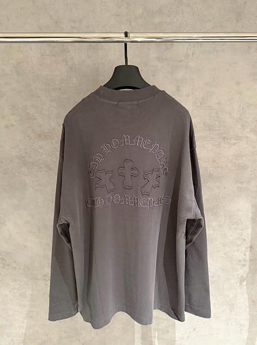 クロムハーツ 人気の長袖刺繍スウェットシャツ