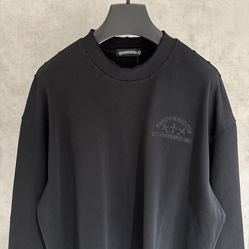 クロムハーツ 人気の長袖刺繍スウェットシャツ