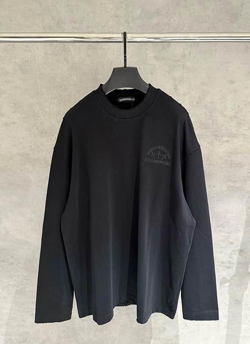 クロムハーツ 人気の長袖刺繍スウェットシャツ