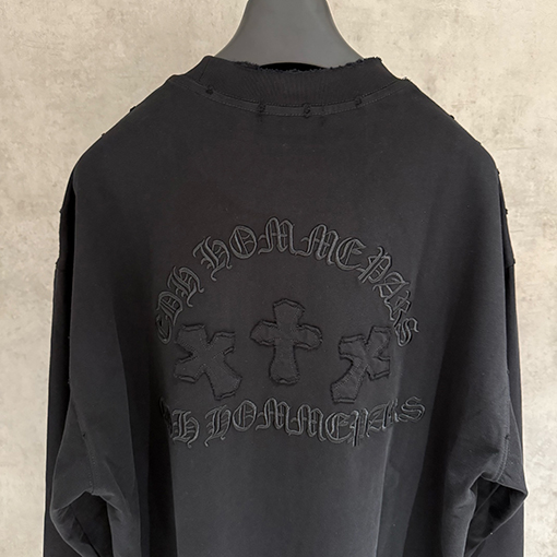 クロムハーツ 人気の長袖刺繍スウェットシャツ