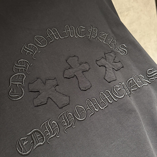 クロムハーツ 人気の長袖刺繍スウェットシャツ