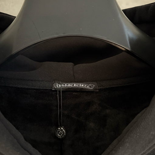 クロムハーツスーパーコピー フリース裏地のジップアップスウェットシャツジャケット