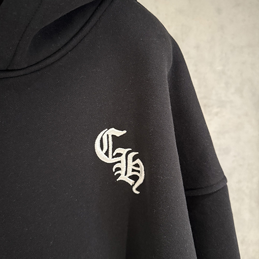 クロムハーツスーパーコピー フリース裏地のジップアップスウェットシャツジャケット