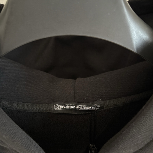 クロムハーツ 新作のクラシックフリース裏地付きジップアップスウェットシャツジャケット