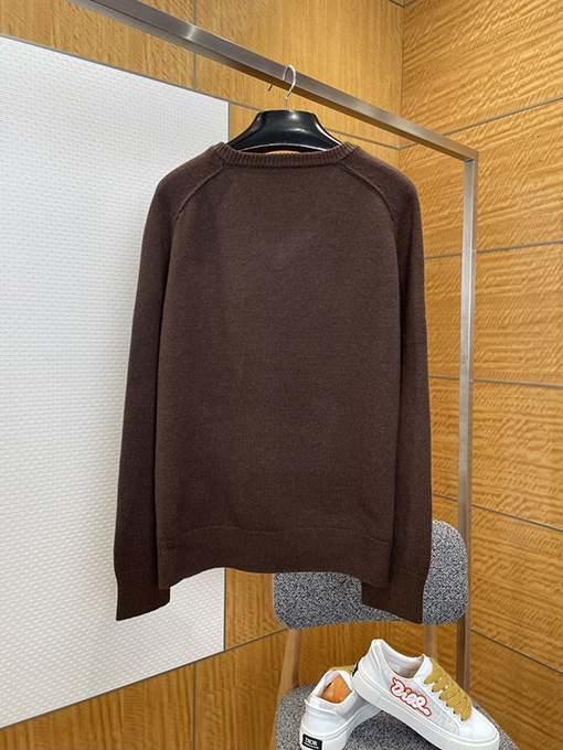 アクネストゥディオズコピー Acne Studios シグネチャー刺繍入りVネックニットセーター