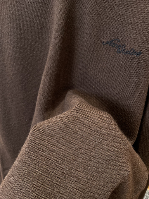 アクネストゥディオズコピー Acne Studios シグネチャー刺繍入りVネックニットセーター