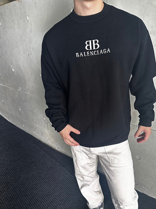 バレンシアガ BALENCIAGA ジャカードウールセーター