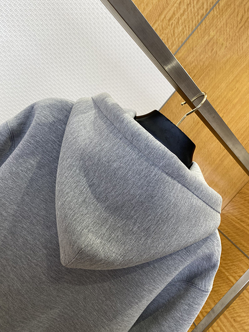 グッチ GUCCI 刺繍入りフード付きジップアップスウェットシャツジャケット