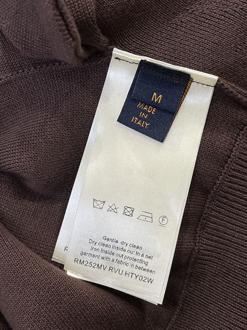 ルイヴィトン ダークパターンのジャカードジップアップジャケット