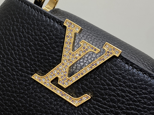 ルイヴィトン LV Capucines Mini レディースナインのミニハンドバッグ M14177