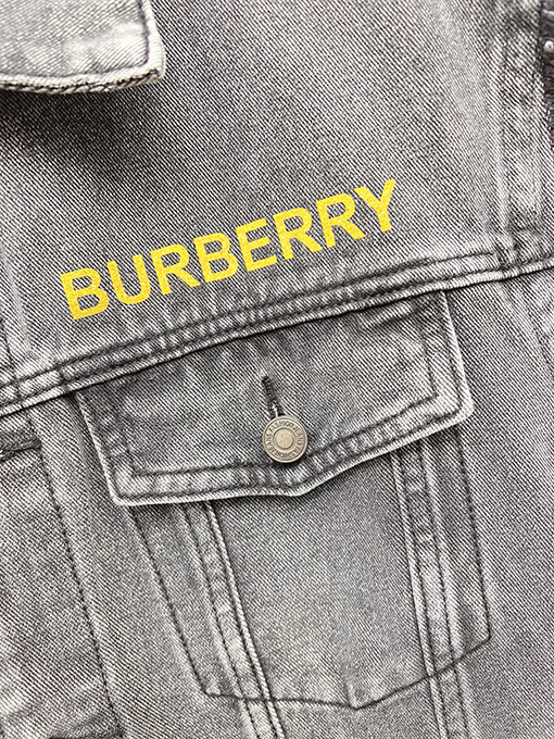 バーバリー Burberry メンズデニムベストジャケット
