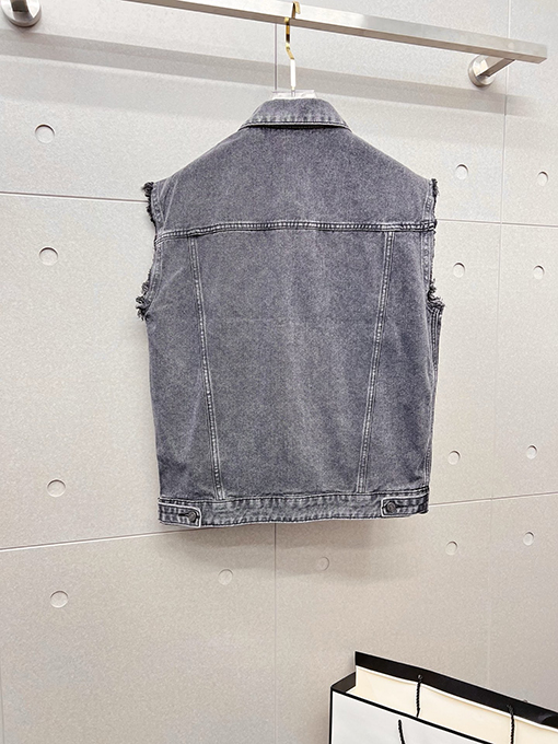 バーバリー Burberry メンズデニムベストジャケット