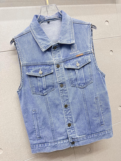 ジバンシイ Givenchy 新モデルメンズデニムベストジャケット