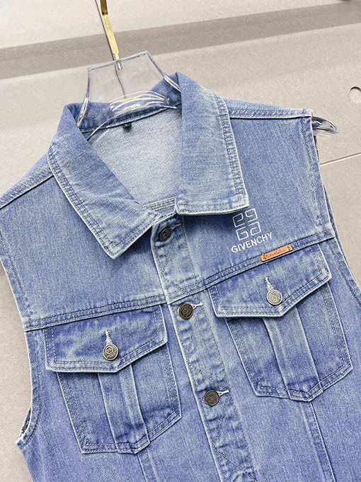 ジバンシイ Givenchy 新モデルメンズデニムベストジャケット