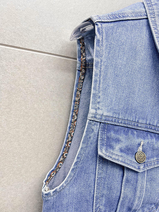 ジバンシイ Givenchy 新モデルメンズデニムベストジャケット