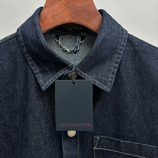 ルイヴィトン 新モデル刺繍デニムシャツ