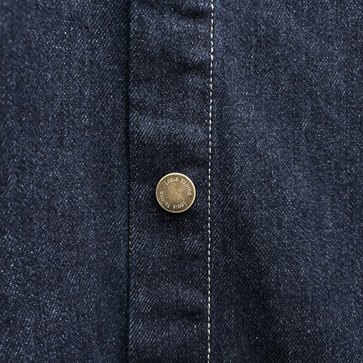 ルイヴィトン 新モデル刺繍デニムシャツ