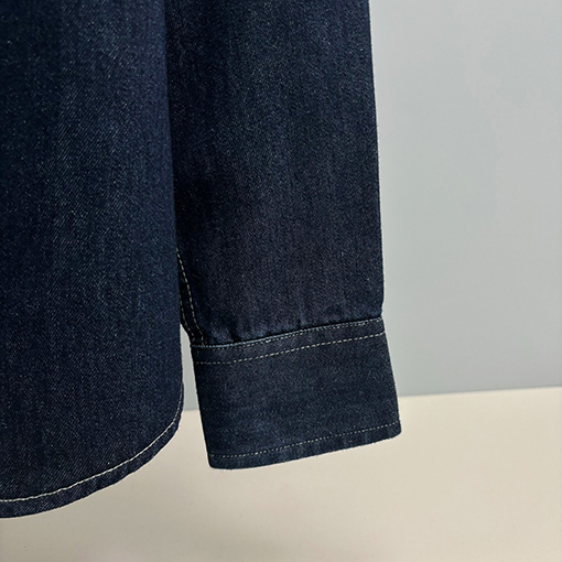 ルイヴィトン 新モデル刺繍デニムシャツ