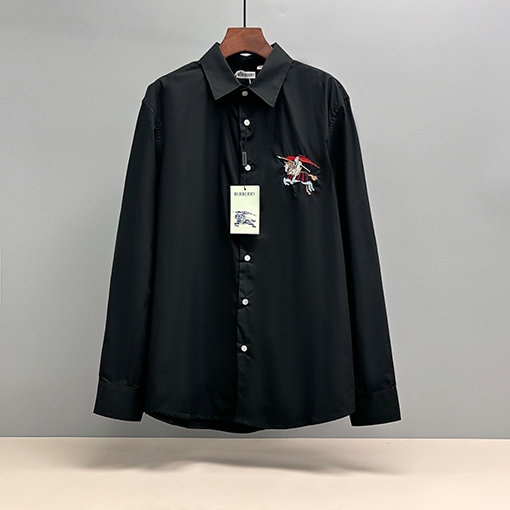 バーバリー 刺繍ロゴ長袖シャツ